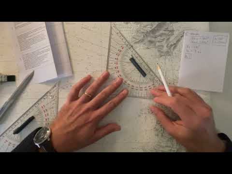 Unlimited nautical license - chart - 42D card - exam topic 1 5.5.1-1 1A - current note