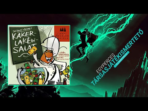 #261. Csótánysaláta | Egyperces társasjátékismertető - Game-Obscura