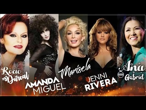 Viejitas & Bonitas ✨ Ana Gabriel, Marisela, Rocío Dúrcal, Amanda Miguel y Jenni Rivera Exitos Mix