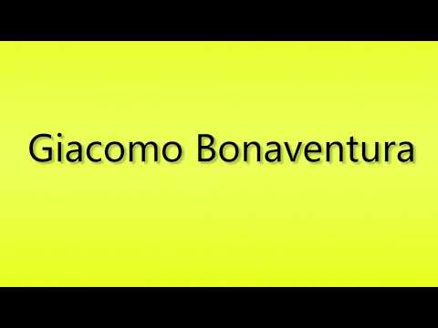 Pronunciation of Giacomo Bonaventura
