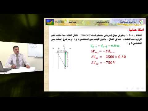 الفيزياء - الصف الثانى عشر - الجهد الكهربائى