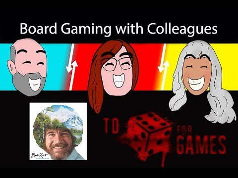 Bob Ross: Art of Chill: Board Gaming with Colleagues - To Die For Games