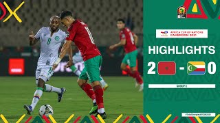 CAN Cameroun 2021 | Groupe C :  Maroc 2-0 Comores