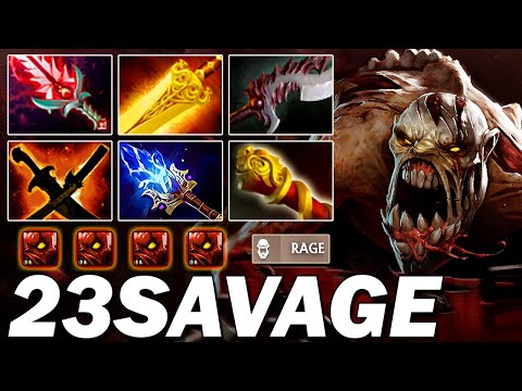 23Savage - Lifestealer Unstoppable Rage Carry Gameplay | Dota 2 IMMORTAL RANK!
