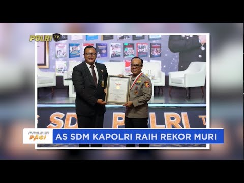 AS SDM KAPOLRI RAIH REKOR MURI PENULIS BUKU TERBANYAK