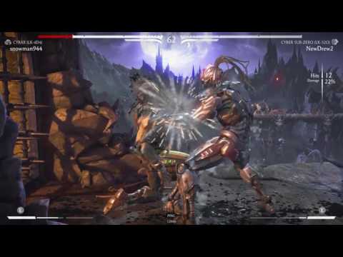 Cyber-Subzero VS Cyrax Sweet Kombo into Brutality