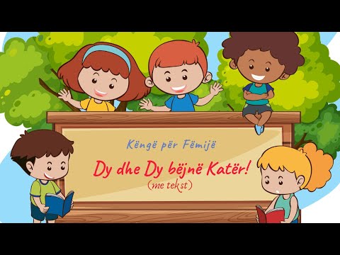 Adea K. Pula - Dy plus dy bejnë tre (Me Tekst) - Këngë Për Fëmijë - Song for Children