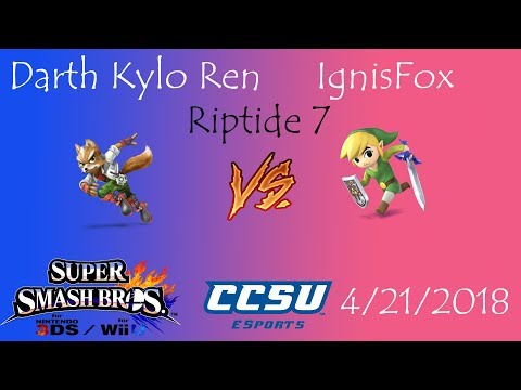 Riptide 7 CCSU Smash 4 - Darth Kylo Ren (Fox) vs IgnisFox (Toon Link)