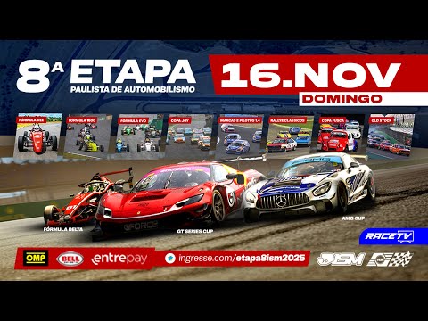 8ª ETAPA do Paulista de Automobilismo 2025 - Autódromo Velocittá (DOMINGO - 16/11/2025)