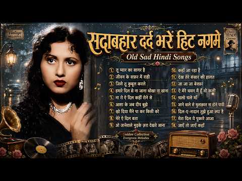 सदाबहार दर्द भरे हिट नगमे 💔 | Old Sad Hindi Songs | Evergreen Collection | जीवन के सफर में राही