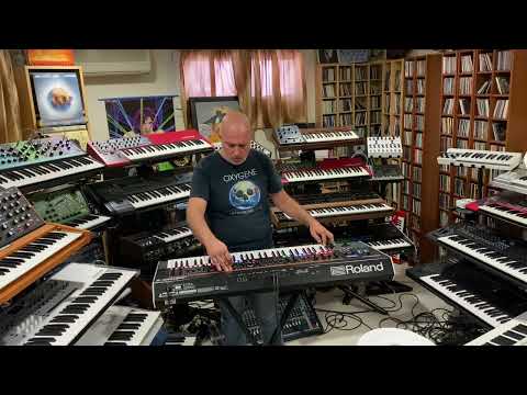 Roland Jupiter X Sounds - Jean Michel Jarre - Oxygene Full Album with only one synthesizer.