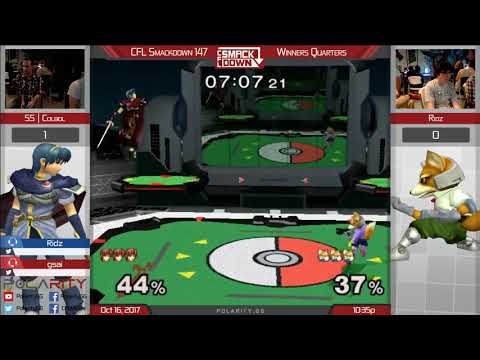 CFL Smackdown 147 Melee - SS | Colbol (Marth) vs Ridz (Fox) - Winners Quarters