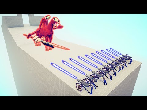 GATLING GUNS vs STRONG UNITS | TABS - Totally Accurate Battle Simulator
