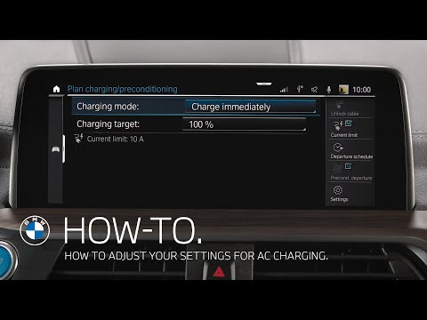 How to adjust your settings for AC charging – BMW How-To