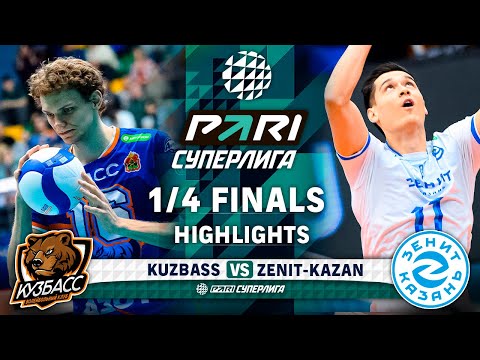 Kuzbass vs. Zenit-Kazan | HIGHLIGHTS | 1/4 Finals | Pari SuperLeague 2025