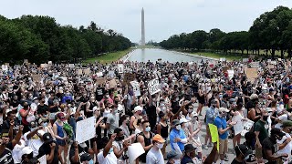 video: George Floyd protests: Biggest day of demonstrations in cities across the US