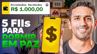QUANTO INVESTIR PARA RECEBER R$ 1.000 TODO MÊS? TESTEI 5 FIIS!