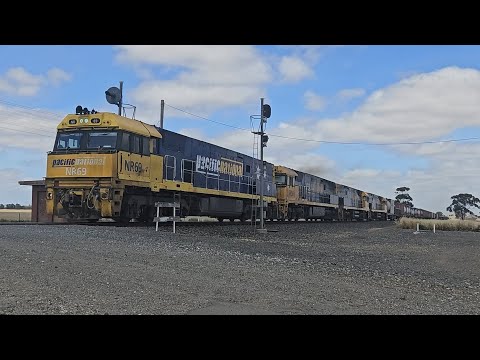 7XM4 PN up Steelie/Intermodal (4x NRs, 50P), Spencer Jnc to Melbourne, 1130, 7/12/25, Dooen VIC