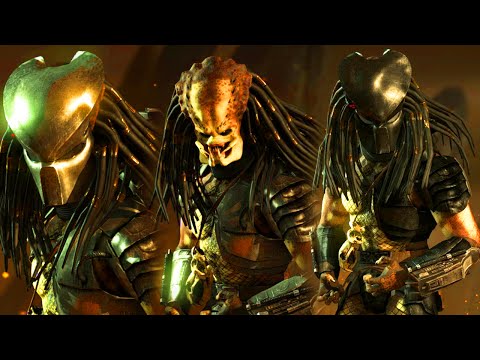 ALL PREDATOR VARIATIONS - Mortal Kombat X "Predator" Gameplay (MKX Online Ranked)