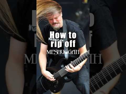 How to rip off ​⁠@meshuggah. Every modern prog metal band does it, so here’s a proper guide.