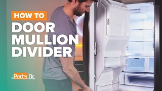 How to Replace Flipper Door Mullion Divider Part # W10806457 on Your Whirlpool Maytag Refrigerator