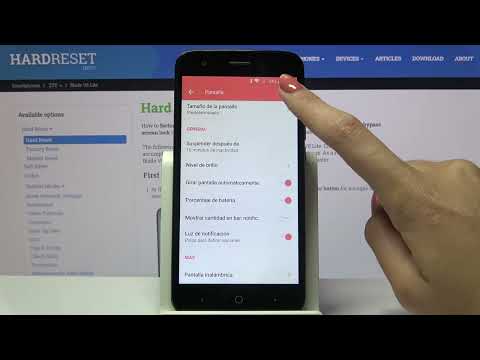 Cómo poner el porcentaje de batería en la barra de estado en ZTE Blade V8 Lite