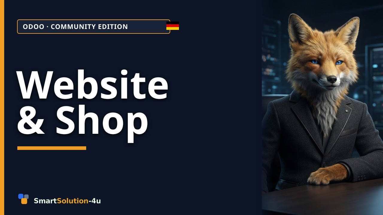 Odoo Website und Onlineshop einrichten: Shop, Filter, Produkte und Kontakt