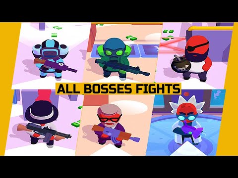 Stealth Master: All BOSSES Fights 🤞😎.