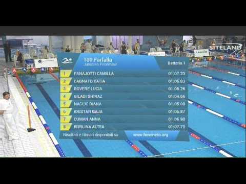Finale dei 100 Farfalla Juniores Femmine - 17 Memorial Chiara Giavi