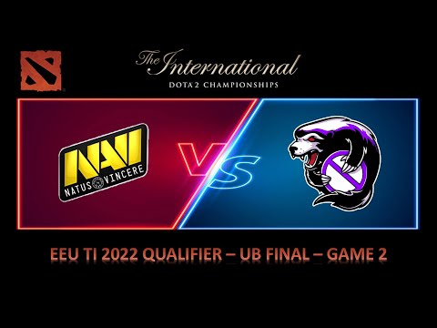 Navi vs Outsiders Game 2 Upper Bracket Final EEU TI 2022 Qualifier
