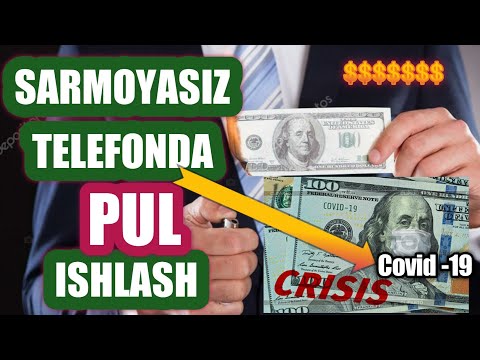 Интернетда янги пул ишлайдиган проект / САРМОЯСИЗ даромад топиш / Telefonda qanday pul ishlash