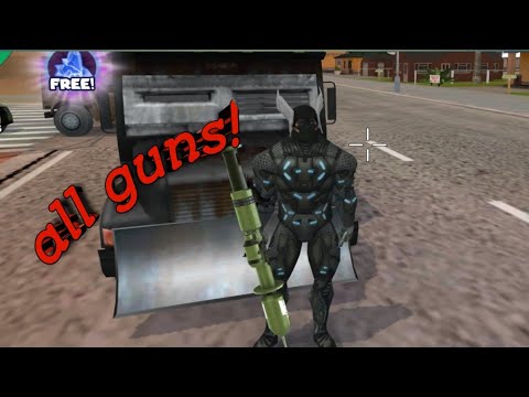 Testing all guns/ rope hero