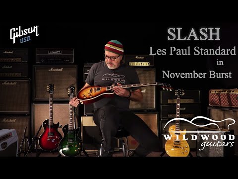 The Slash Les Paul Standard from Gibson Guitars (in November Burst)  •  Wildwood Guitars