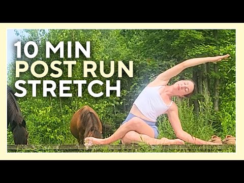 10 min Post-Run Yoga Stretch - Yoga for Runners - Recovery & Relaxation Stretches thumbnail