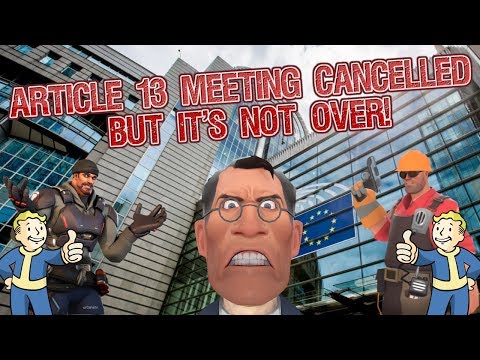 Article 13 Meeting Cancelled but it's not over!