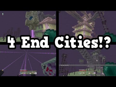 Unlock 4 END Cities in 1! (Minecraft Xbox/PS3)