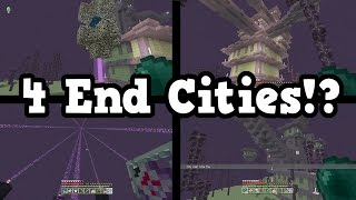 Minecraft Xbox 360 / PS3 - How To Get 4 END CITIES In 1 End