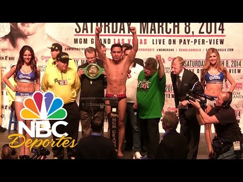 Pesaje Ricardo Álvarez vs. Sergio Thompson | Boxeo | NBC Deportes