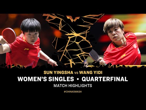 Sun Yingsha vs Wang Yidi | WS QF | #ChinaSmash 2025
