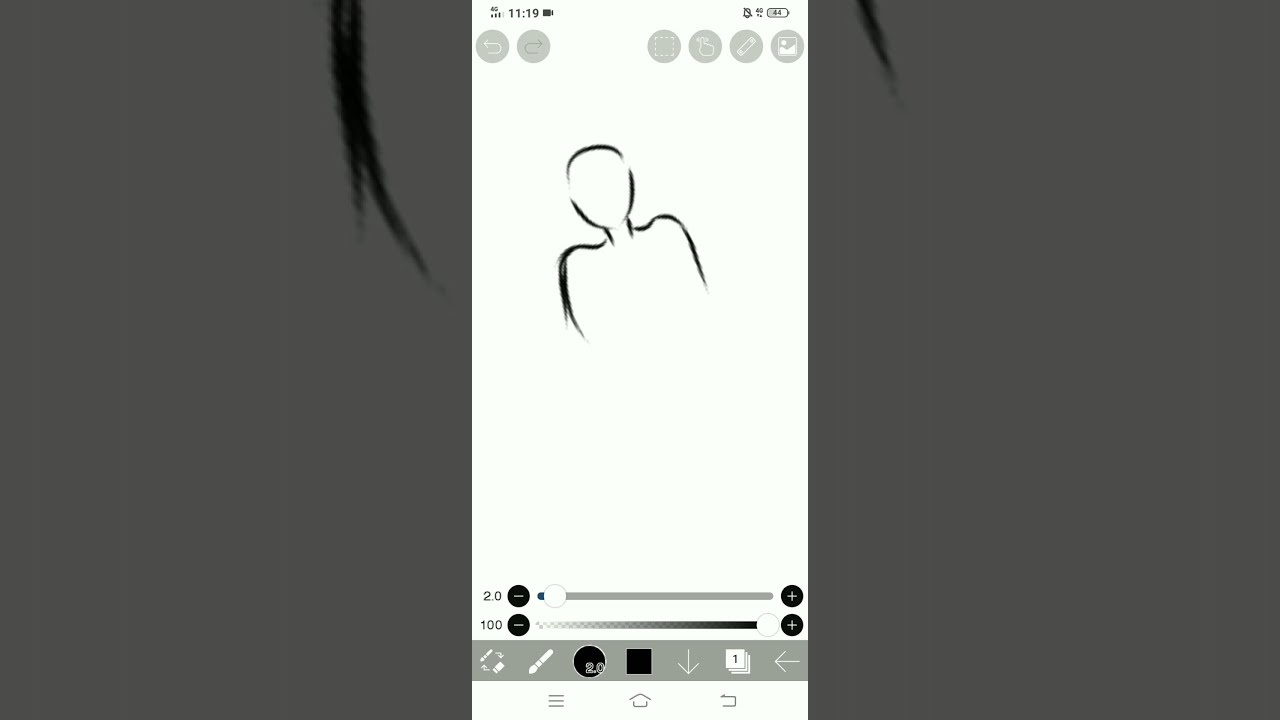 Draw hack for sleepy people ( Ibis paint X )