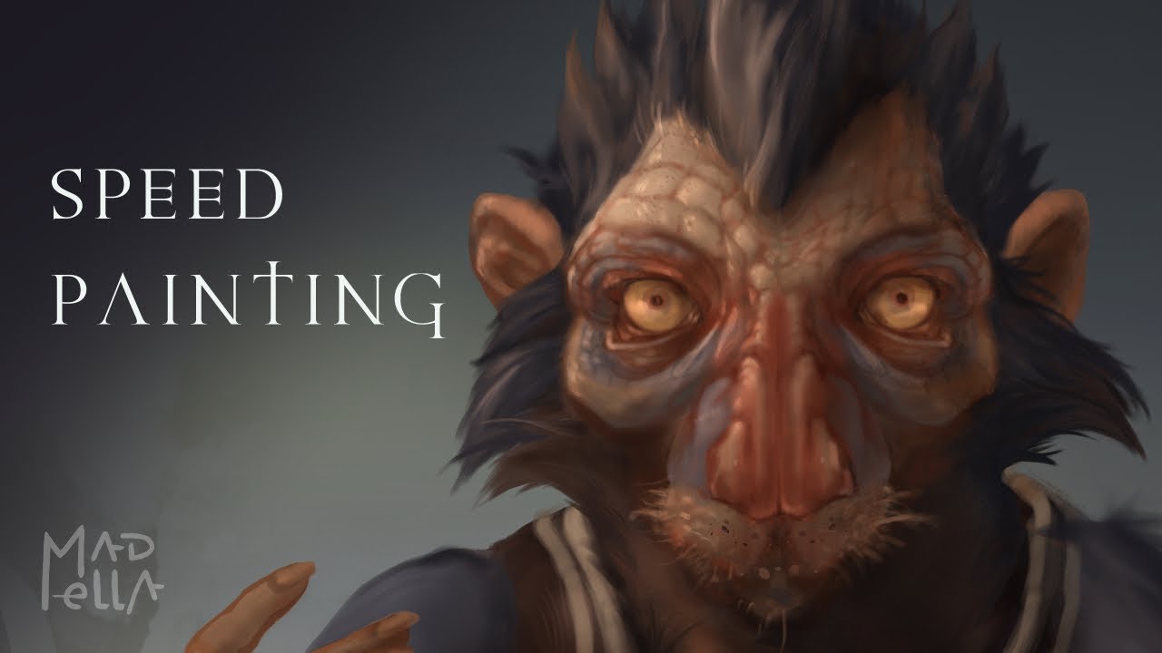 Creature concept art: Humanoid | Speed painting (Clip Studio Paint) | Dark fantasy