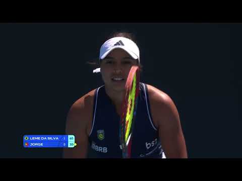 Nauhany Leme Da Silva (BRA) vs Matilde Jorge (POR) // 7-5 6-4 // Billie Jean King Cup // Play-Offs