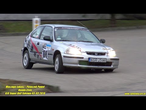 Maczuga Łukasz / Potoczek Paweł - Honda Civic - KJS Super OeS Sękowa 03-03-2019