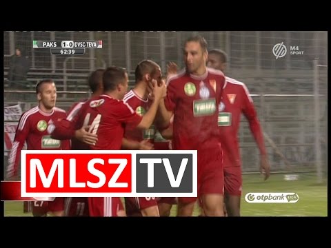 Tisza Tibor gólja a Paksi FC – DVSC –TEVA mérkőzésen