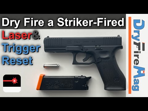 Glock and SIG P320 Laser Dry Fire with Smart Dry Fire Mag with Trigger Reset and SureStrike Laser