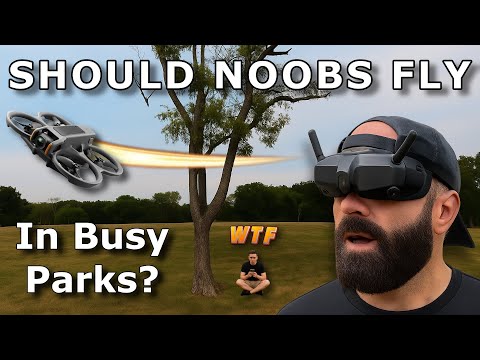 DJI Avata 2 Manual Mode | Beginner FPV at a Busy Park