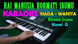 Download lagu KERAMAT Rhoma Irama KARAOKE Nada Wanita HD... mp3