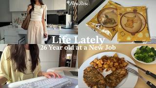 Life Lately ☀️ first day at a new job, healthy living, struggling with life, cozy vlog