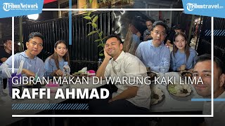 Gibran Rakabuming Ajak Istri Makan di Warung Kaki Lima Rojo Sambel, Raffi: Makasih Sudah Mampir
