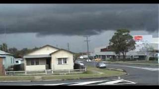 preview picture of video 'Dapto Hail Storm 5/10/2009'